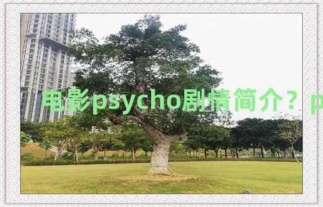 电影psycho剧情简介？psych 电影